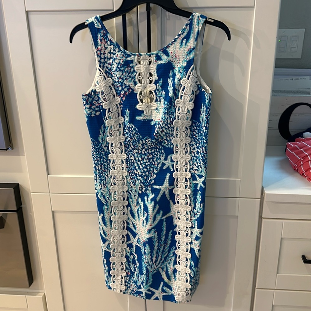 Gently used Lilly Pulitzer pique shift dress